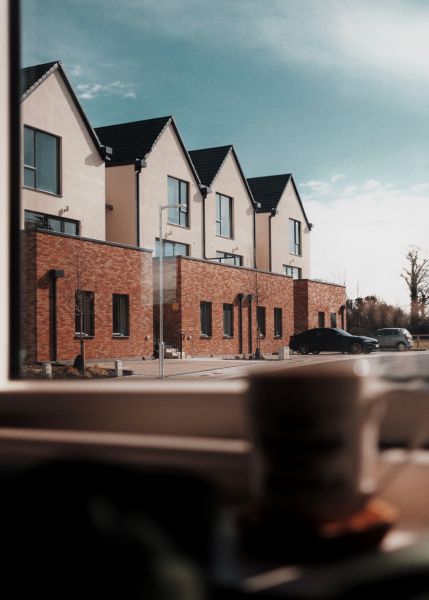 A terrace of Dublin houses