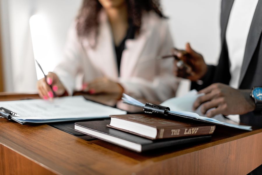 A solicitor reviewing valuation documents